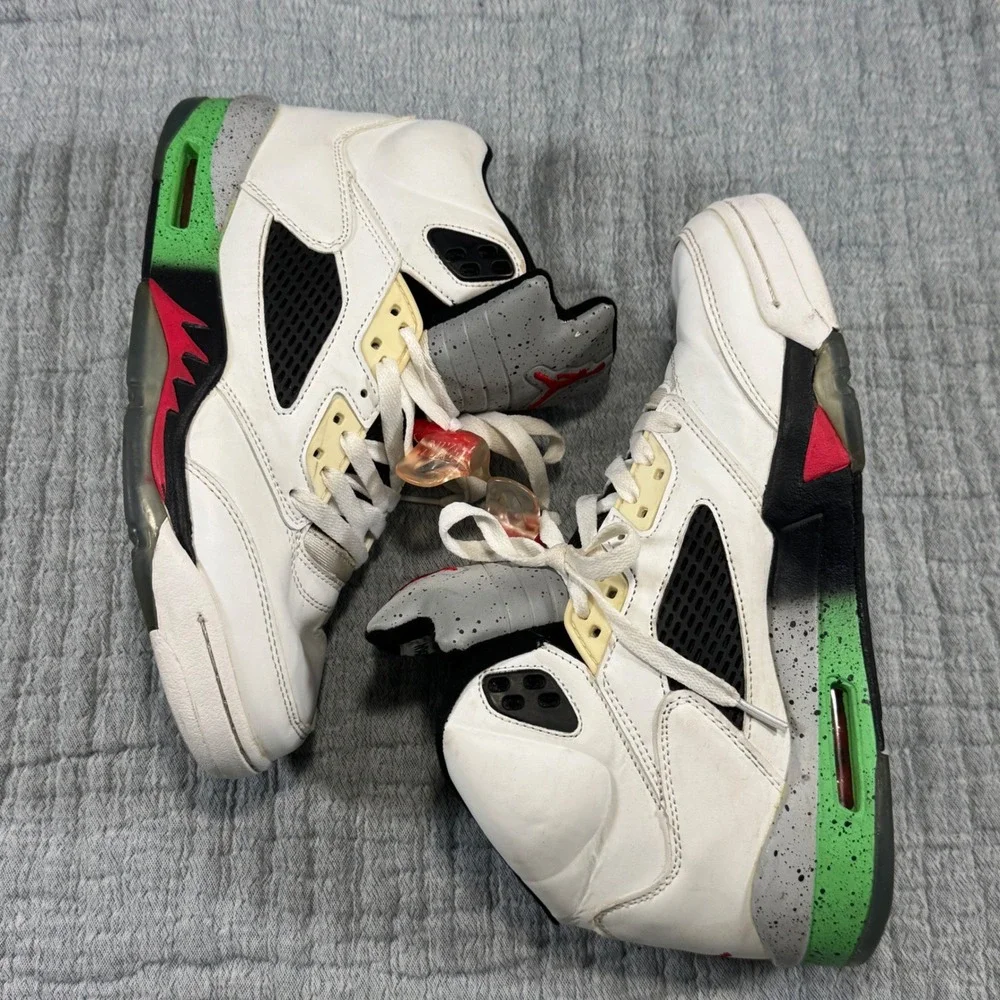 Nike Air Jordan 5 Retro Pro Stars Poison‎ Green 2001 - Size 8 - 136027 103